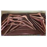 Group of Wood Hangers