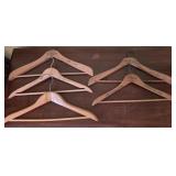 Marked Wood Hangers - Advertising