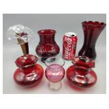 Vases Ruby Red Cranberry