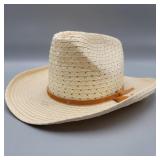 Straw Cowboy Hat Size 6 3/4