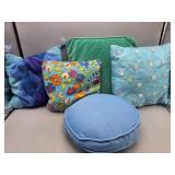 Group of Misc Throw Pillows
