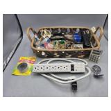Office Supplies Extension Cord Compass Fall Basket