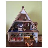 Hand-made Doll House with Accessories