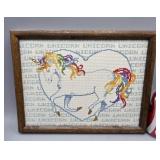 Unicorn Needle Point 13"ï¿½10"