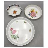 Group of Quiche Plates & Bowl