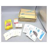 Group of Vintage Flash Cards