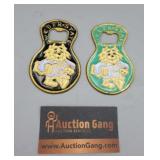 HEAVY BRASS BOTTLE OPENERS WEBER-STATE HEAVY BRASS BOTTLE OPENERS WEBER-STATE