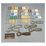 MISC LOT OF VINTAGE MOLSON'S BOTTLE OPENERS MISC LOT OF VINTAGE MOLSON'S BOTTLE OPENERS