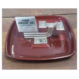 Vintage Farm Service tin ashtray Vintage Farm Service tin ashtray