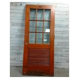 Vintage Oak School Door 84'X36' Heavy Vintage Oak School Door 84'X36' Heavy