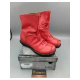 *New* tinRue Red Leather Boots Size 8 *New* tinRue Red Leather Boots Size 8