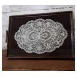 Wood/Glass Serving Tray Wood/Glass Serving Tray