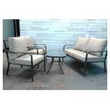 NICE 4 PC Patio Set 2 Chairs - Table - Love Seat NICE 4 PC Patio Set 2 Chairs - Table - Love Seat