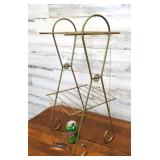 MID-CENTURY WIRE SHELF/PLANT STAND 28'x12' MID-CENTURY WIRE SHELF/PLANT STAND 28'x12'