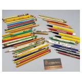 LOT OF VINTAGE PENS & PENCILS - KENT FEEDS, THOS LOT OF VINTAGE PENS & PENCILS - KENT FEEDS, THOS