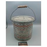 Vintage Falls City Minnow Bucket Galvanized Vintage Falls City Minnow Bucket Galvanized