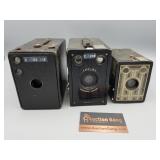 Vintage Box Cameras Lot of 3 - untested Vintage Box Cameras Lot of 3 - untested