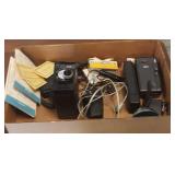 Flat of Miscellaneous Cameras, Flash Cubes, a Flat of Miscellaneous Cameras, Flash Cubes, a