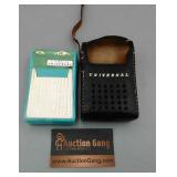 Vintage Universal 6 Transistor Radio Untested Vintage Universal 6 Transistor Radio Untested