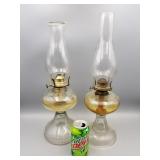 GROUP OF 2 OIL LAMP LANTERNS GROUP OF 2 OIL LAMP LANTERNS