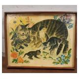 Vintage Wood storybook Picture 11'×14' 3 Little Vintage Wood storybook Picture 11'×14' 3 Little