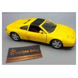 DIECAST - MAISTO 1990 FERRARI 348TS 1:18 SCALE YEL DIECAST - MAISTO 1990 FERRARI 348TS 1:18 SCALE YEL
