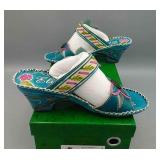 *New* Corky's Elite Poppy Sandals Size 8 Turquoise *New* Corky's Elite Poppy Sandals Size 8 Turquoise