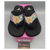 *New* Corkys Sister Sandals Size 8 Multi Blue *New* Corkys Sister Sandals Size 8 Multi Blue