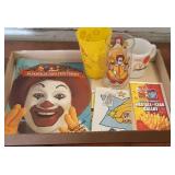 Flat of Vintage McDonald's Items Coffee Cup Flat of Vintage McDonald's Items Coffee Cup