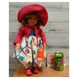1998 Lenci Cloth Doll Diana 18' 1998 Lenci Cloth Doll Diana 18'