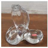 Baccarat Glass Cobra 6.5' tall 5'wide Baccarat Glass Cobra 6.5' tall 5'wide
