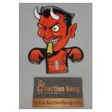 DEVIL METAL LICENSE PLATE TOPPER DEVIL METAL LICENSE PLATE TOPPER