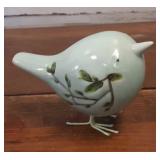Porcelain Bird with Leaves 5' long Porcelain Bird with Leaves 5' long