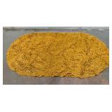 Vintage Green Shaggy Rug 34'x60' Nice Vintage Green Shaggy Rug 34'x60' Nice