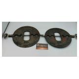 2 Vintage Griswold Flue Stops 9' 2 Vintage Griswold Flue Stops 9'