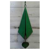 Green Triangle Wind Chime 18' Green Triangle Wind Chime 18'