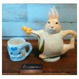 Easter Japan Rabbit Pitcher & Easter Cup Easter Japan Rabbit Pitcher & Easter Cup