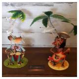 Metal Dog Guitar and Drum Player 12' tall lot of Metal Dog Guitar and Drum Player 12' tall lot of