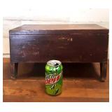 Vintage wood box with lid it does wobble the wood Vintage wood box with lid it does wobble the wood