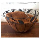 Large Metal Hanging Basket 16' wide Large Metal Hanging Basket 16' wide