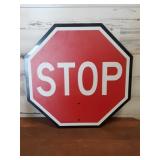 Plastic stop sign and slow sign double sided few Plastic stop sign and slow sign double sided few