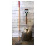 Shovel and trenching tool lot of 2 Shovel and trenching tool lot of 2