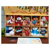 Quacker Factory Christmas Bears 10 Total Ornaments Quacker Factory Christmas Bears 10 Total Ornaments