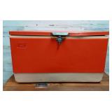 Vintage Colman Cooler Red 16'T 28'W 15.5' D Vintage Colman Cooler Red 16'T 28'W 15.5' D