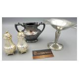 MISC LOT OD PEWTER, SILVER PLATE - SHEFFIELD, MISC LOT OD PEWTER, SILVER PLATE - SHEFFIELD,