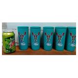 5 Captain Planet Plastic Cups 1991 5 Captain Planet Plastic Cups 1991