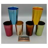 Vintage Bascal Aluminum Cups 6 Total Vintage Bascal Aluminum Cups 6 Total