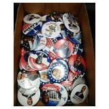 Flat of Campaign Buttons Ben Carson - Clinton Flat of Campaign Buttons Ben Carson - Clinton