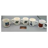 5 Train Coffee Mugs Union Pacific - North Western 5 Train Coffee Mugs Union Pacific - North Western