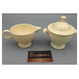 Fiesta Cream And Suger - Sugar Lid Has Been Fiesta Cream And Suger - Sugar Lid Has Been